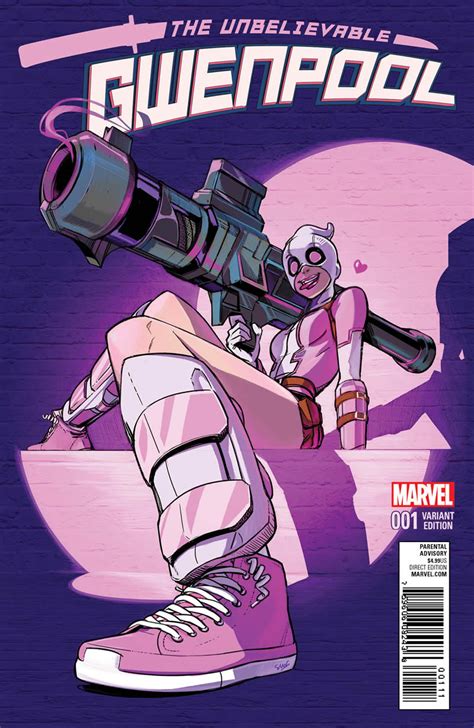 Jun 20, 2016 · Gwenpool Pics. Gwenpool was meant as a one-shot character, but she's enjoyed surprising popularity ever since her debut. Gwen Poole is from our universe, and she's become familiar with all the events in the Marvel Universe by reading comic books. When she winds up on Earth 616, she wastes no time in adopting a hero persona, wreaking havoc, and ... 
